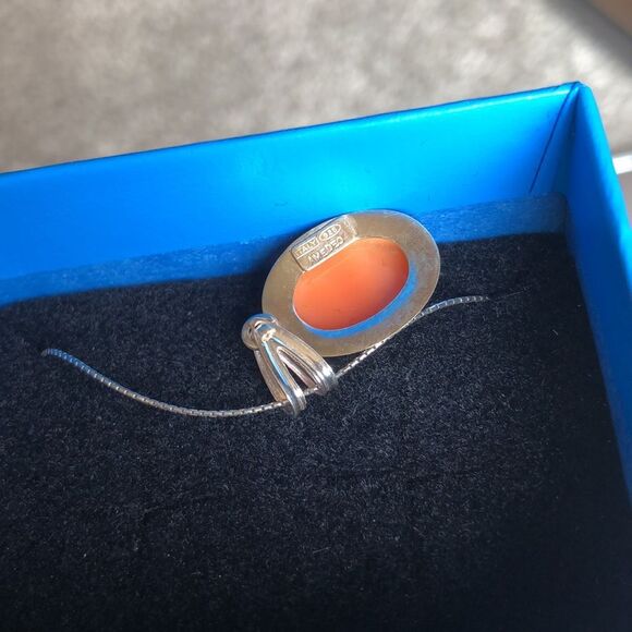 AMEDEO 925 STERLING SILVER VINTAGE LADY EARRINGS AND NECKLACE - Picture 9 of 10